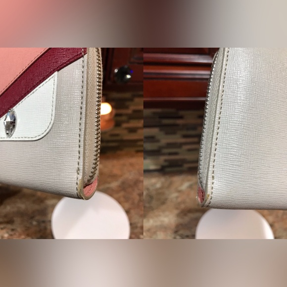 FENDI MONSTER Crayons Leather Zip Around Wallet ππ₯β₯οΈ - Picture 15 of 17